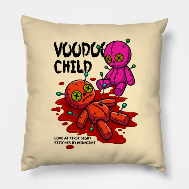 VOODOO CHILD Pillow by artslaves