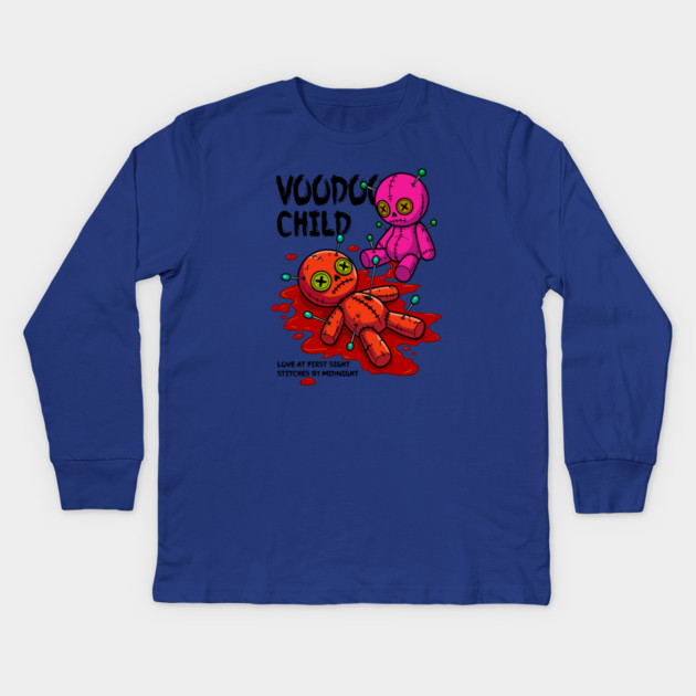 VOODOO CHILD Kids Long Sleeve T-Shirt by artslaves