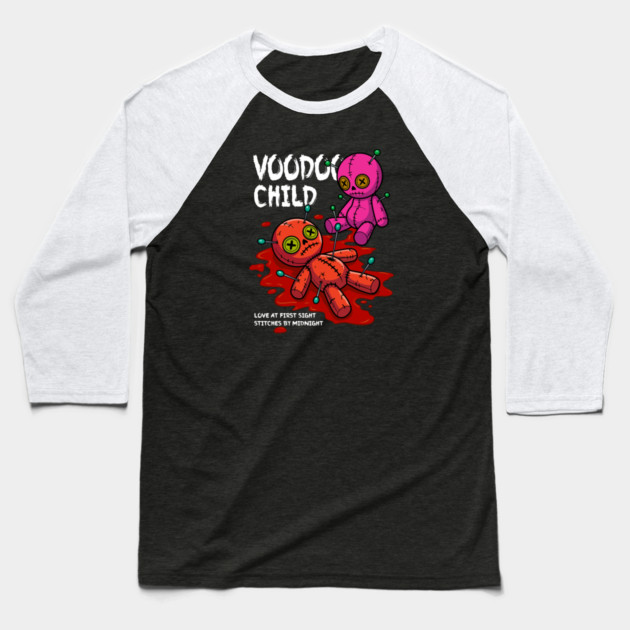VOODOO CHILD Baseball T-Shirt by artslaves