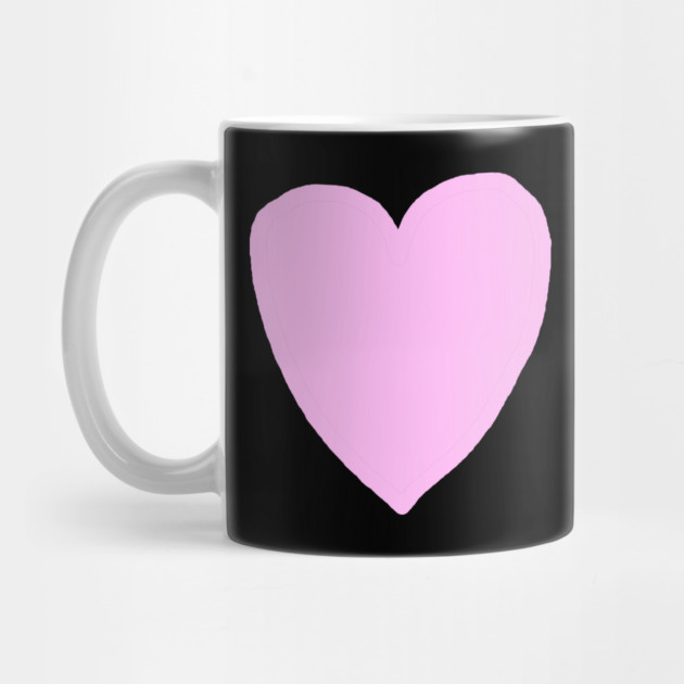 Pink Heart Love by Creatifly Graphic Tees