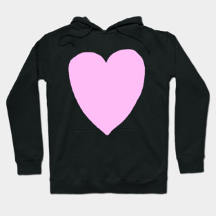 Pink Heart Love Hoodie