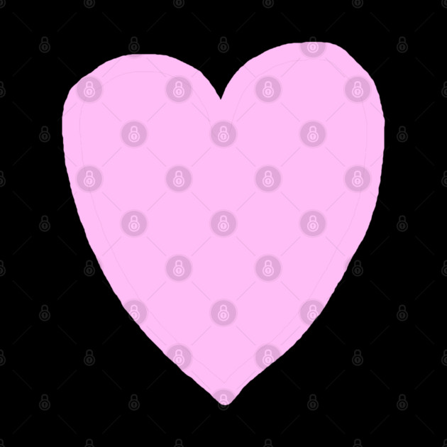 Pink Heart Love by Creatifly Graphic Tees