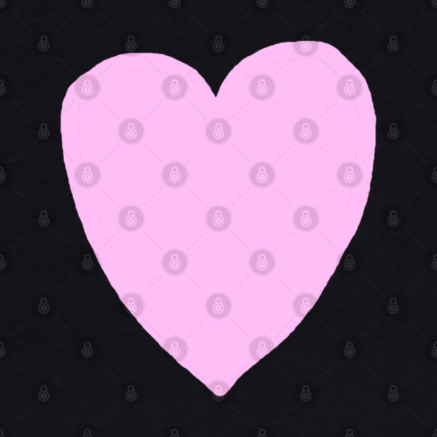 Pink Heart Love by Creatifly Graphic Tees