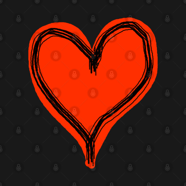 Valentine Heart by Creatifly Graphic Tees