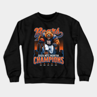 Chicago Bears 2025 NFC North Champions division 2025 Crewneck Sweatshirt