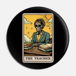 The Teacher Tarot Card Pin