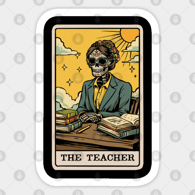 The Teacher Tarot Card Sticker by GoshWow®