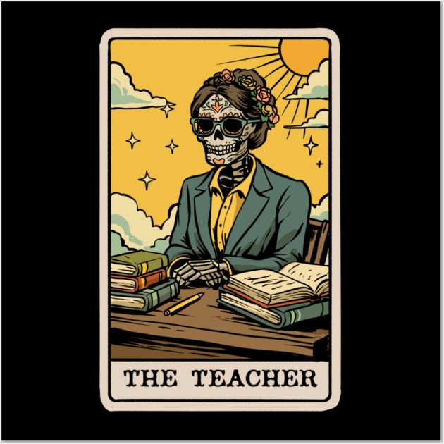 The Teacher Tarot Card Wall Art by GoshWow®