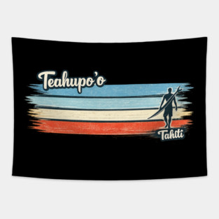 Teahupo'o Tahiti Tapestry
