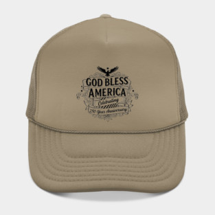God Bless America – USA 250 Anniversary Patriotic Hat