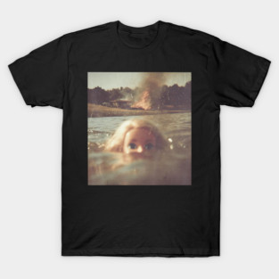 Funny Doll Face Swimming Meme T-Shirt