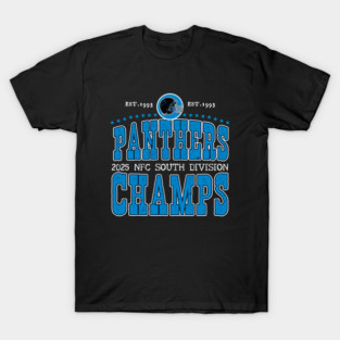 Carolina Panthers NFC SOUTH Champions T-Shirt