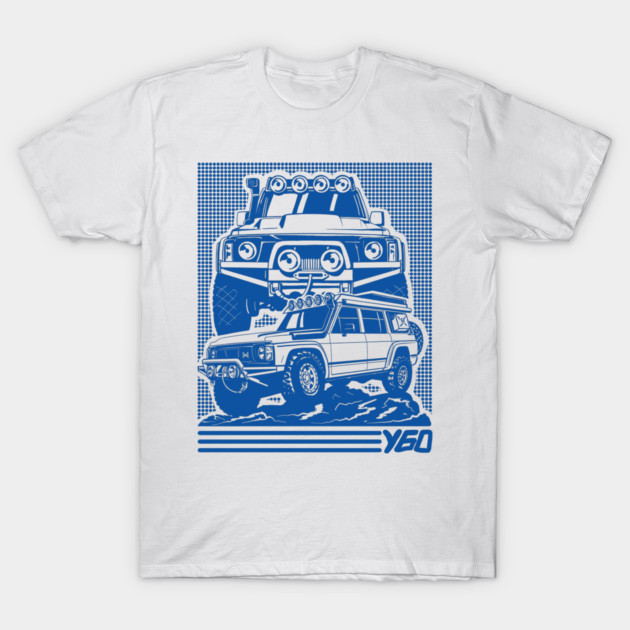 nissan patrol y60 offroad T-Shirt by monsalveautos