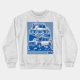 nissan patrol y60 offroad Crewneck Sweatshirt