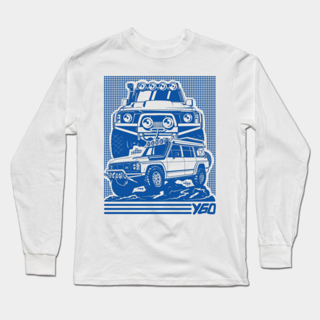 nissan patrol y60 offroad Long Sleeve T-Shirt by monsalveautos