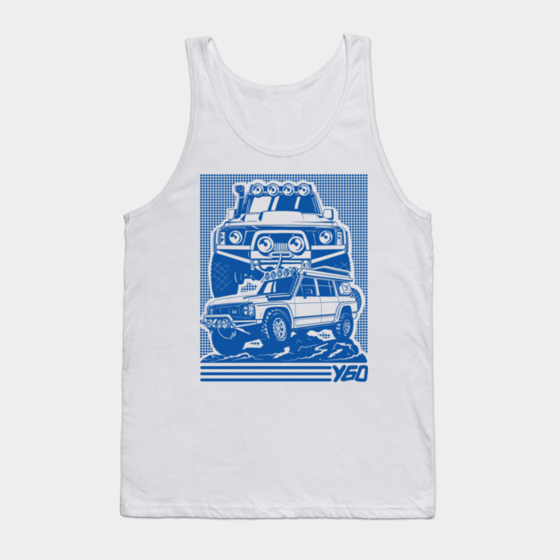 nissan patrol y60 offroad Tank Top by monsalveautos
