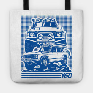 nissan patrol y60 offroad Tote
