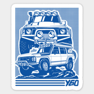 nissan patrol y60 offroad Magnet