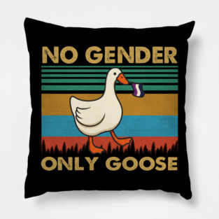 Chaos Identity No Gender Only Goose Sunset Vintage Pillow