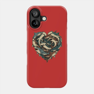 Shark Heart Phone Case