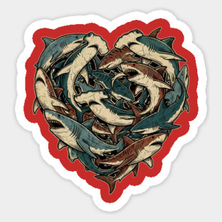 Shark Heart Magnet
