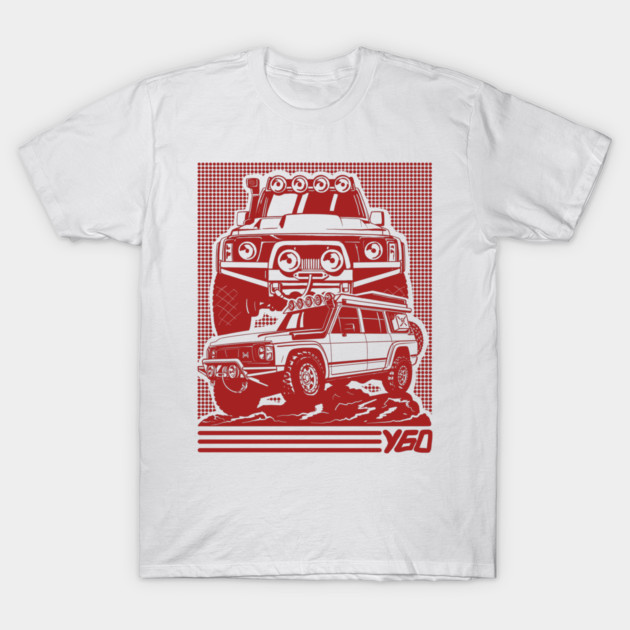 nissan patrol y60 4x4 T-Shirt by monsalveautos