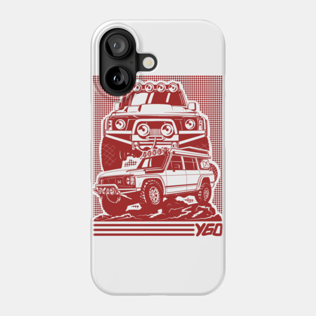 nissan patrol y60 4x4 Phone Case by monsalveautos