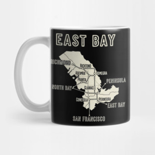 East Bay Map Mug