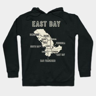 East Bay Map Hoodie