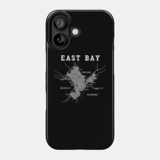 East Bay City Map Phone Case