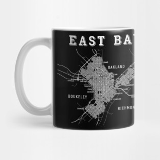 East Bay City Map Mug