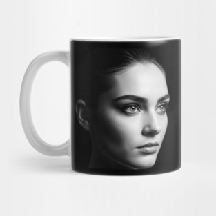 Classic Woman Portrait Mug