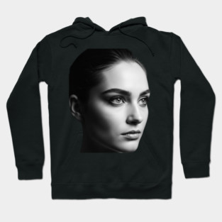 Classic Woman Portrait Hoodie