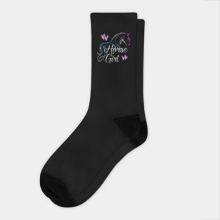 Horse Girl Equestrian Rider Horse Lover Socks