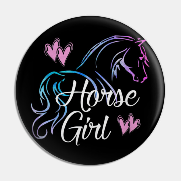Horse Girl Equestrian Rider Horse Lover Pin by yangho