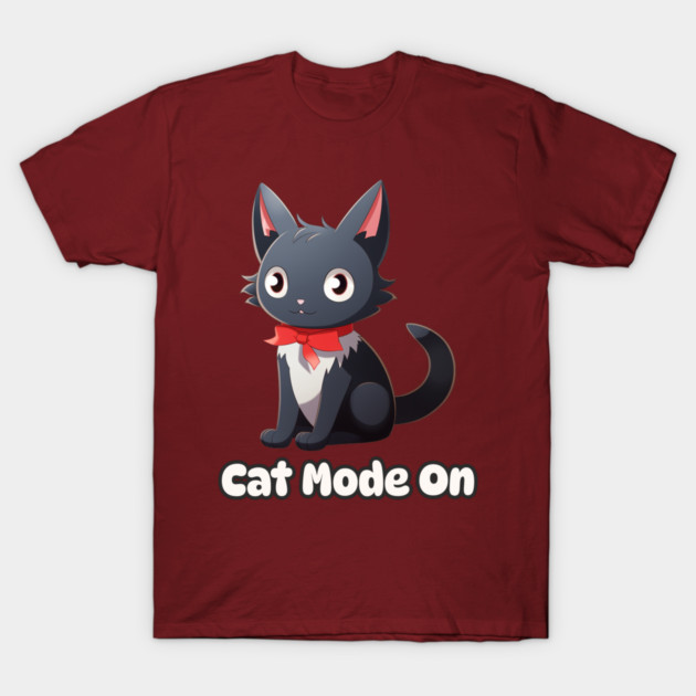 Cat Mode On Fur Parents T-Shirt by Lamount Tees