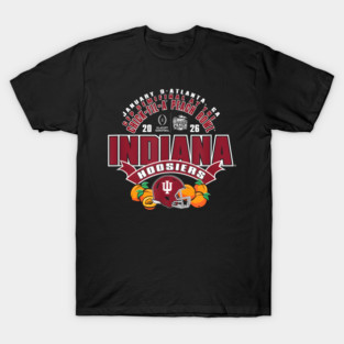 Indiana Hoosiers Peach Bowl Design T-Shirt