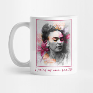 FRIDA KAHLO Mexican Feminist portrait Mug
