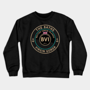 The Baths British Virgin Islands Stamp Crewneck Sweatshirt