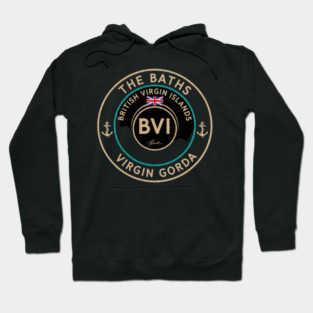 The Baths British Virgin Islands Stamp Hoodie