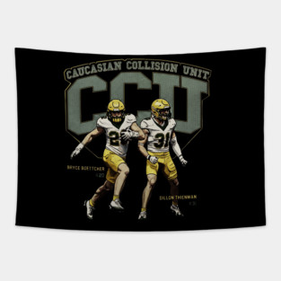 Caucasian Collision Unit Retro/Oregon Tapestry