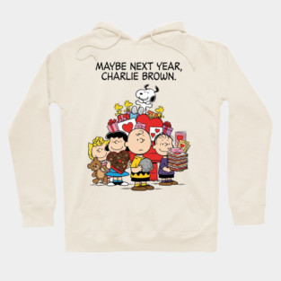 Funny Charlie Brown Unlucky Boy With Valentine Gifts Humor Cartoon Art Hoodie