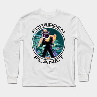 Forbidden Planet Robot Alien Babe Tee Long Sleeve T-Shirt