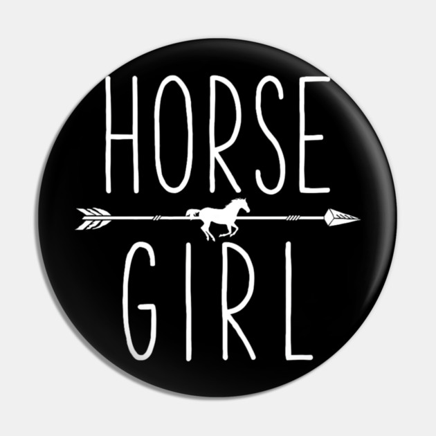 Horse Girl I Love My Horses Equestrian Horseback Riding Pin by yangho