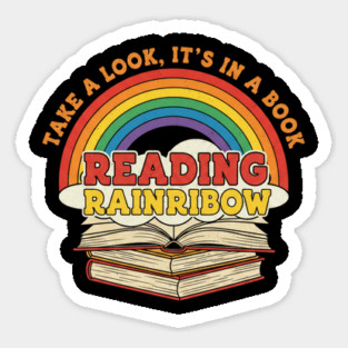 Reading-Rainbow Sticker