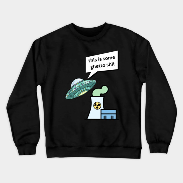 Aliens Crewneck Sweatshirt by Low Life Shirts