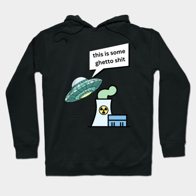 Aliens Hoodie by Low Life Shirts