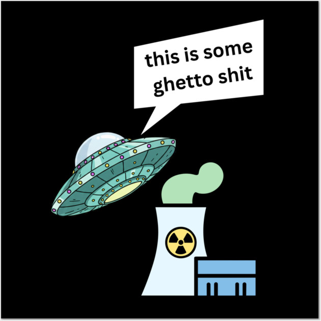 Aliens Wall Art by Low Life Shirts