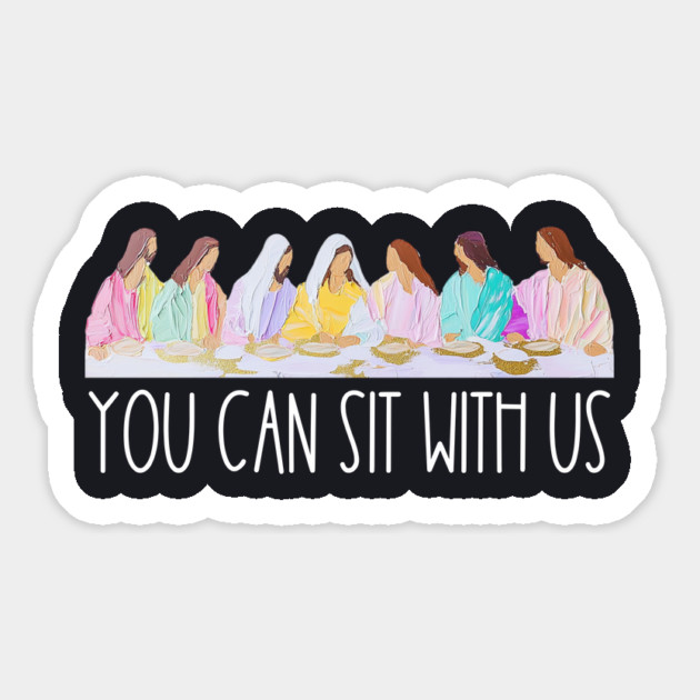 You Can Sit With Us Magnet by Charles's Store 8