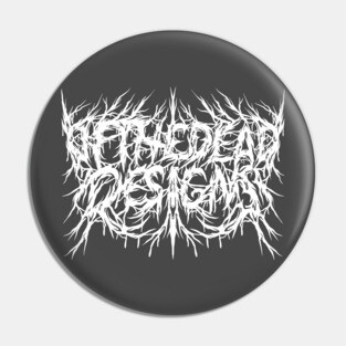 DEATH METAL LOGO Pin